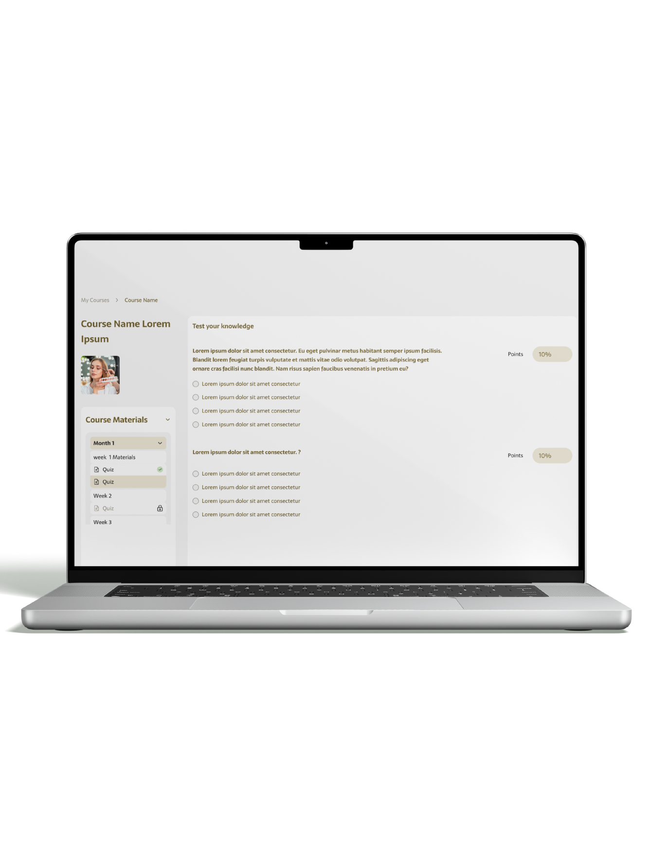 course builder