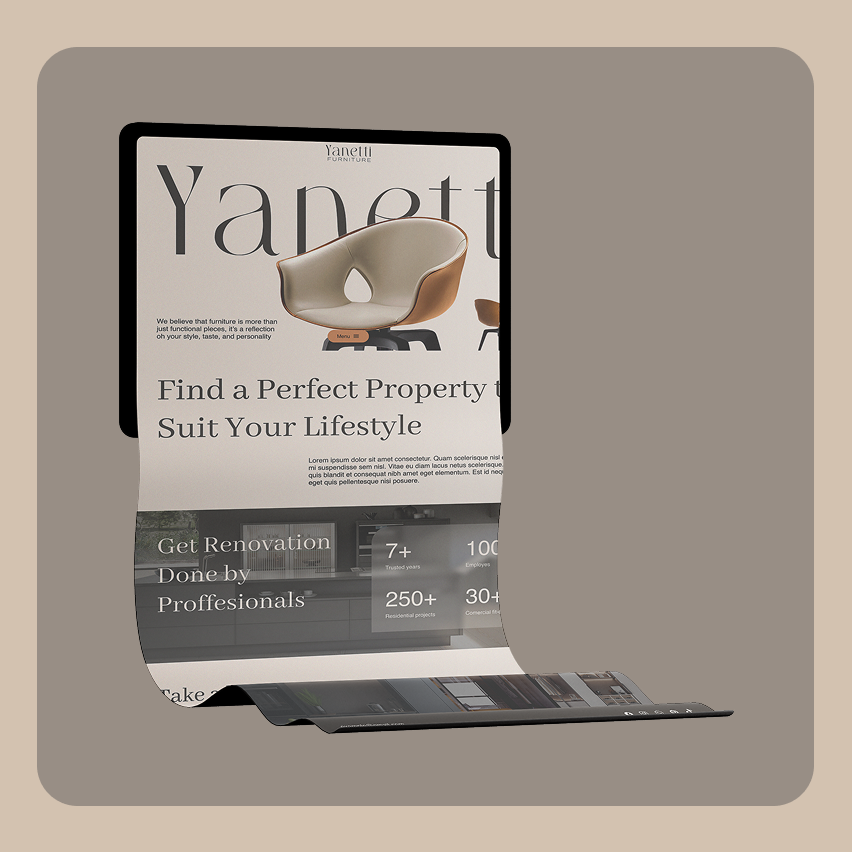 yanetti furniture marketing agency uae